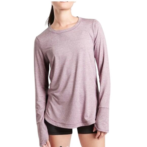 Athleta Tops - Athleta Thumbhole Long Sleeve Top XS Athleisure Workout Running Base Layer Shirt